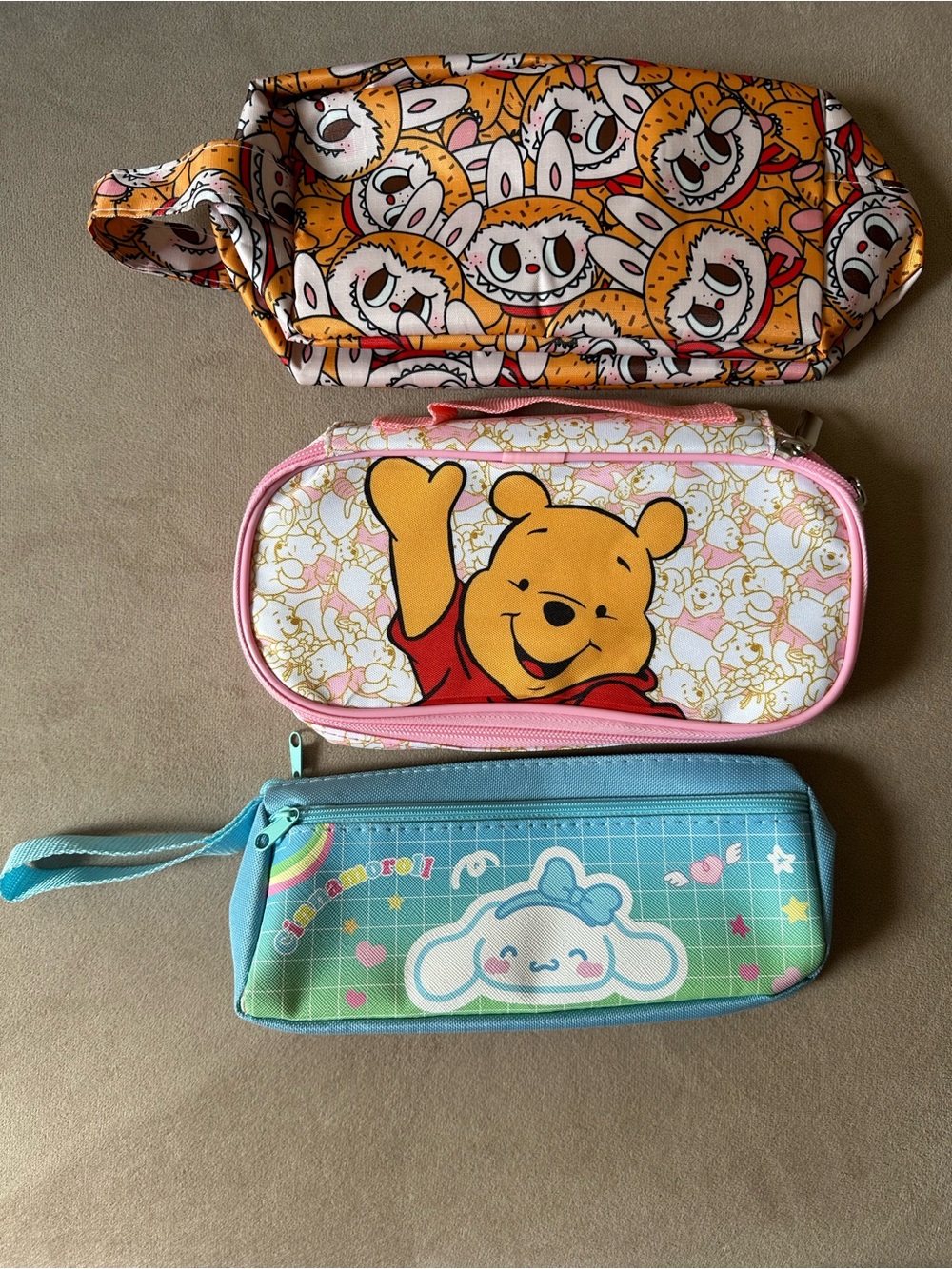 Lots of 3 Pencil Cases (NWOT) with Bonus Bag (NWT)